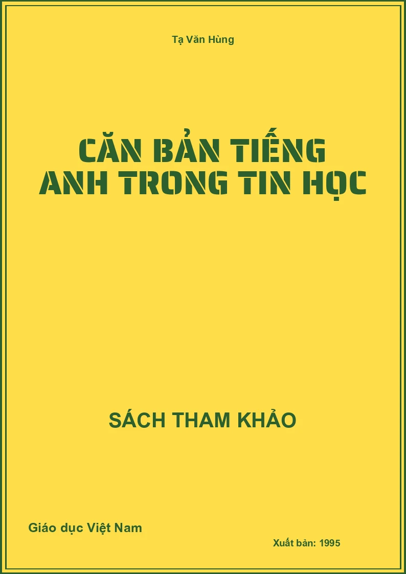 Căn Bản Tiếng Anh Trong Tin Học