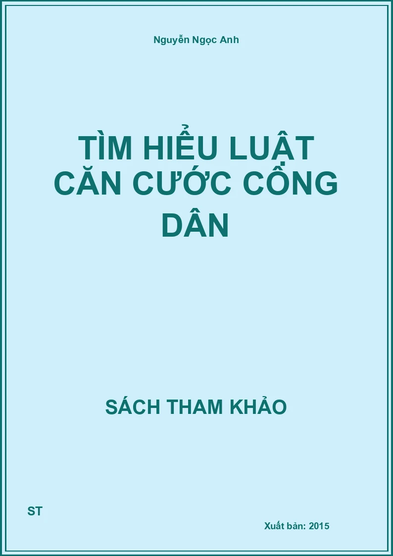 Tìm Hiểu Luật Căn Cước Công Dân