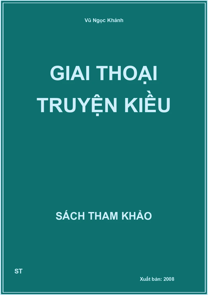 Giai Thoại Truyện Kiều