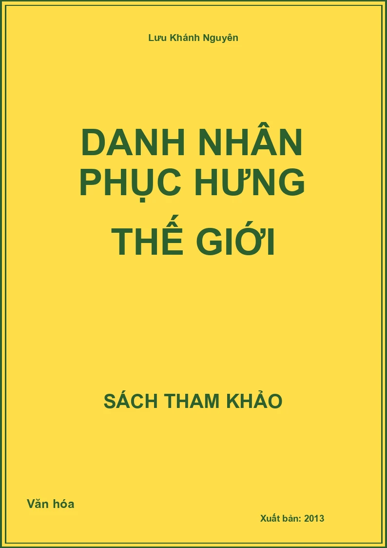 Danh Nhân Phục Hưng Thế Giới