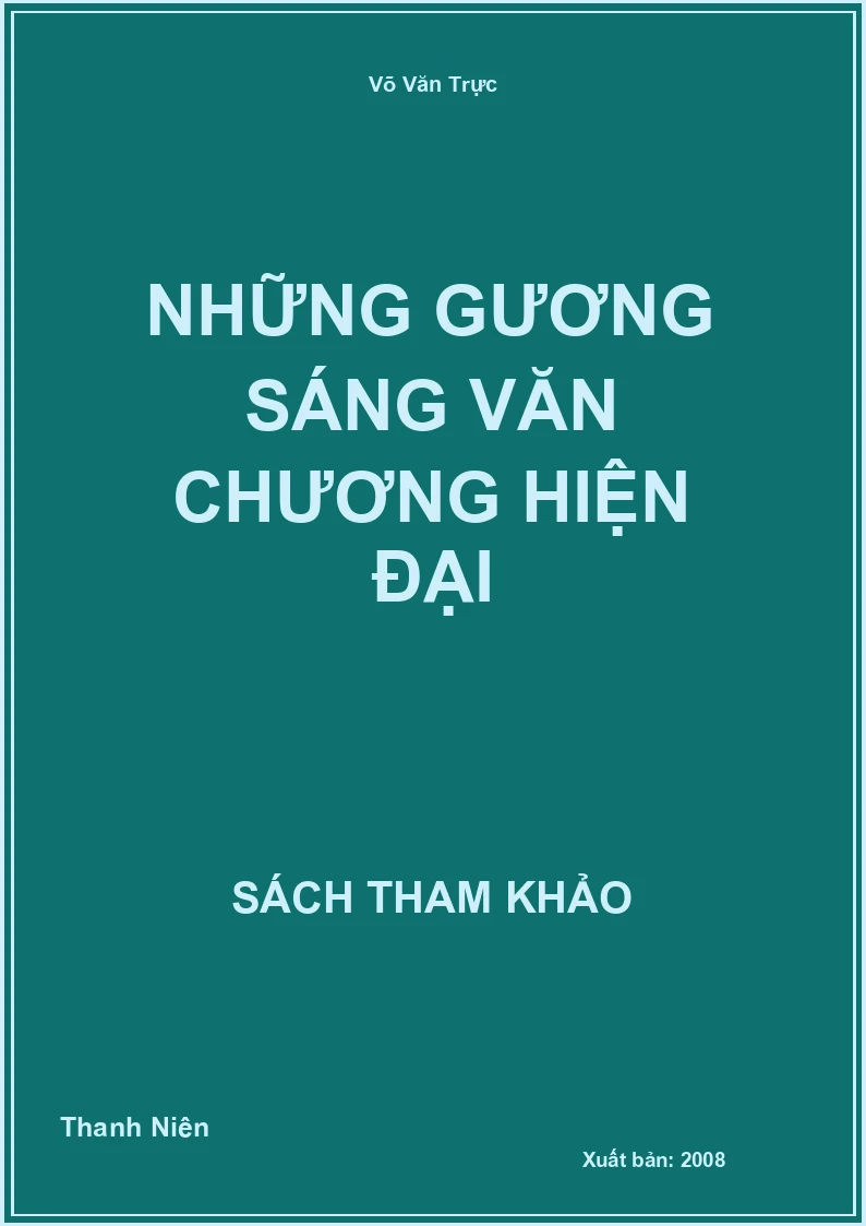 Những Gương Sáng Văn Chương Hiện Đại