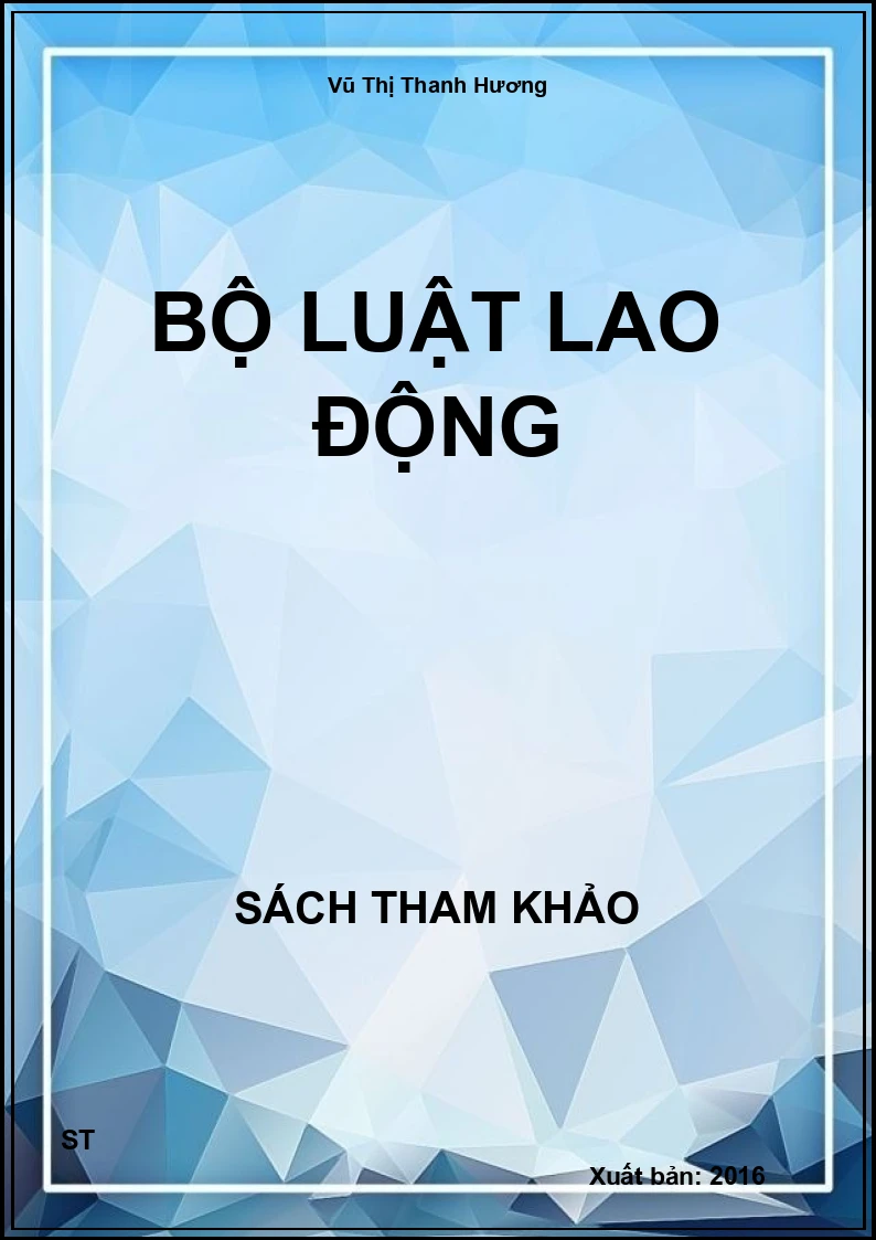 Bộ Luật Lao Động