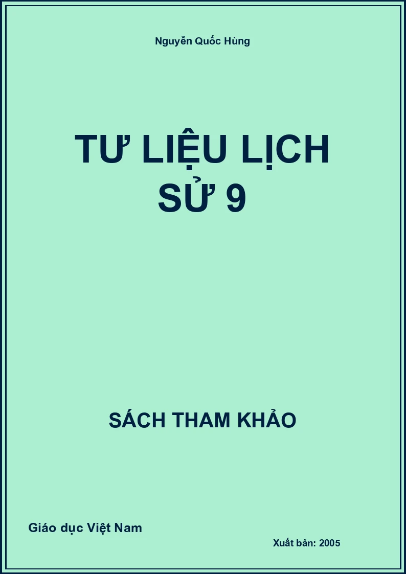 Tư Liệu Lịch Sử 9