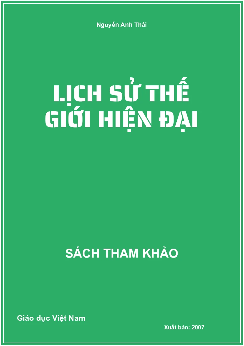 Lịch Sử Thế Giới Hiện Đại