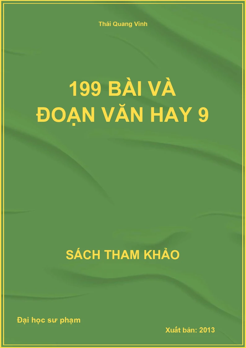 199 Bài Và Đoạn Văn Hay 9