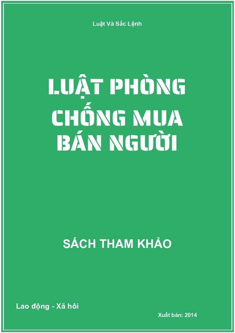 Luật Phòng Chống Mua Bán Người