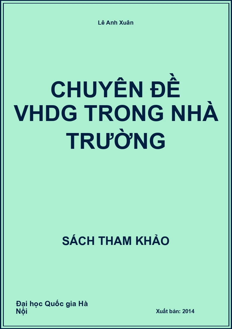 Chuyên Đề Vhdg Trong Nhà Trường