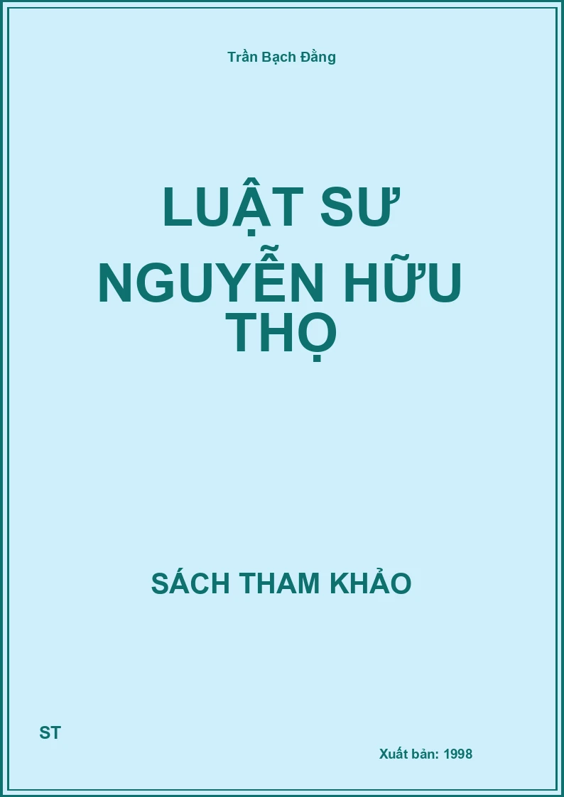 Luật Sư Nguyễn Hữu Thọ