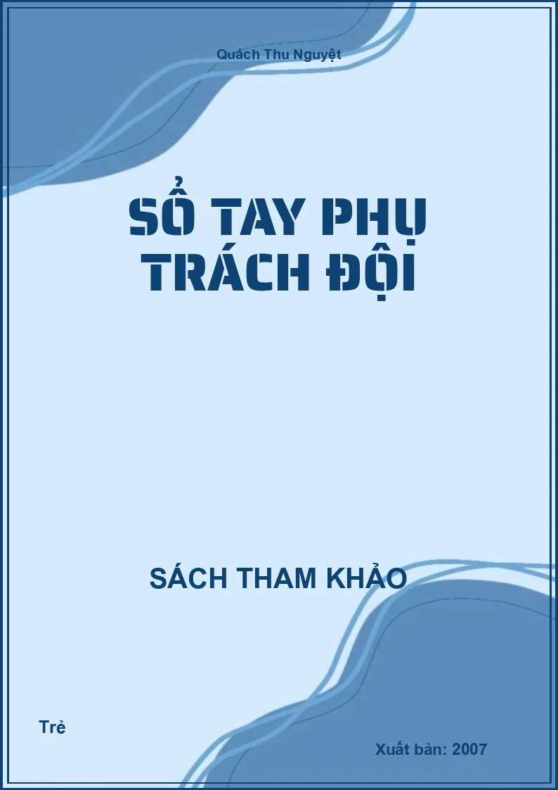 Sổ Tay Phụ Trách Đội