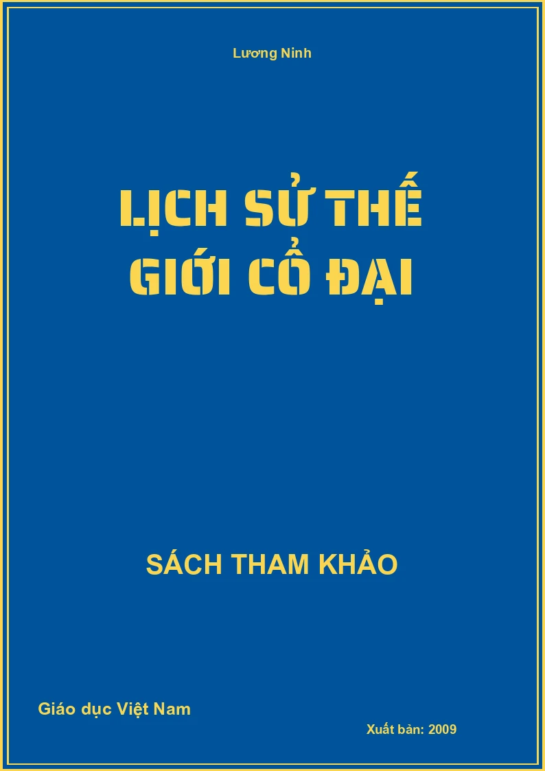 Lịch Sử Thế Giới Cổ Đại