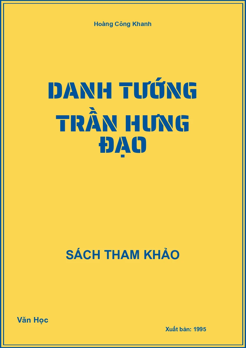 Danh Tướng Trần Hưng Đạo
