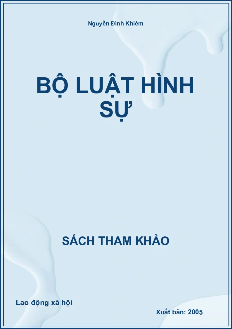 Bộ Luật Hình Sự