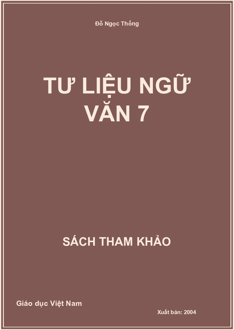 Tư Liệu Ngữ Văn 7