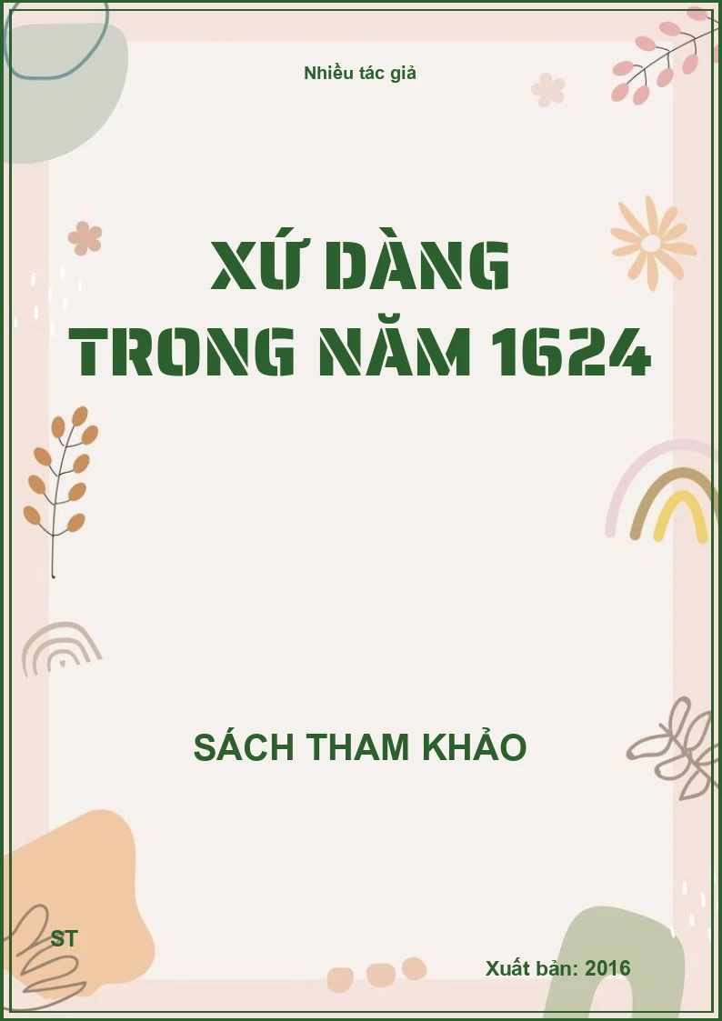 Xứ Dàng Trong Năm 1624