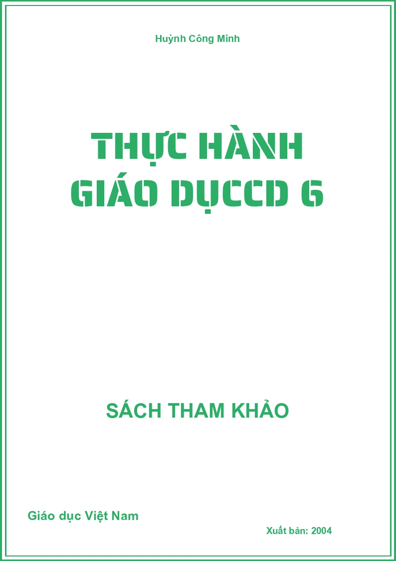 Thực Hành Giáo Dụccd 6