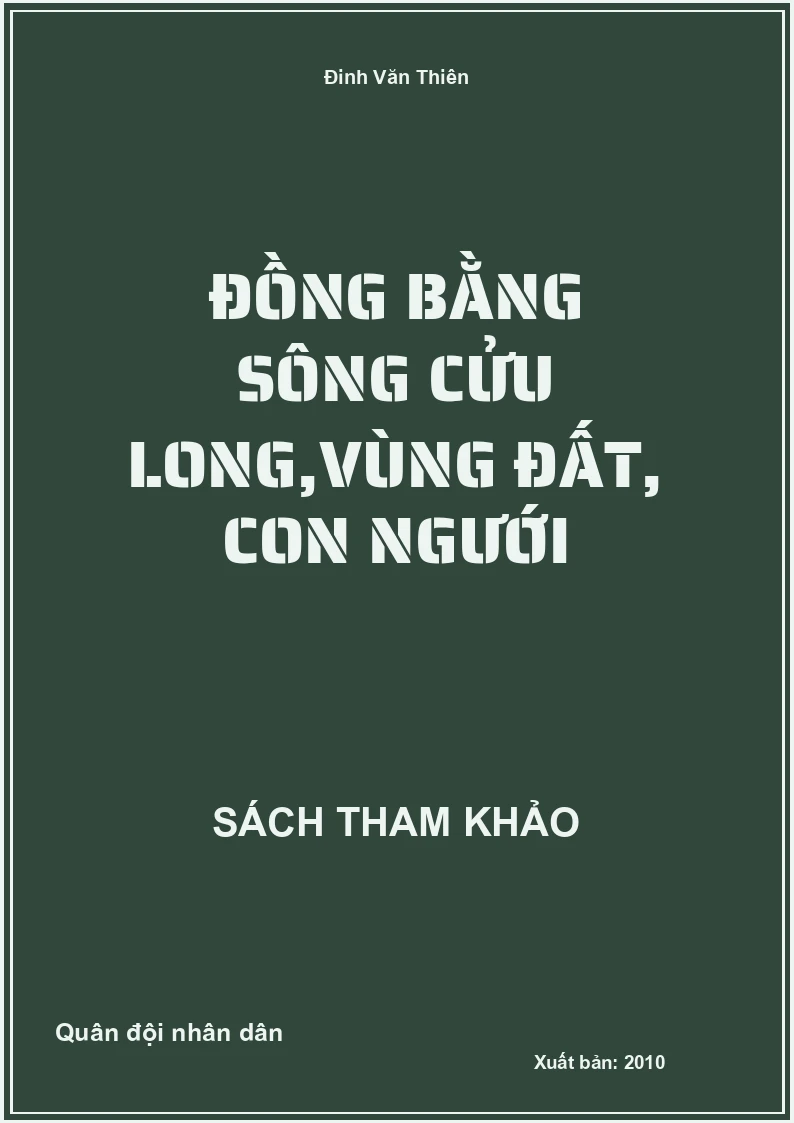 Đồng Bằng Sông Cửu Long,Vùng Đất, Con Ngưới