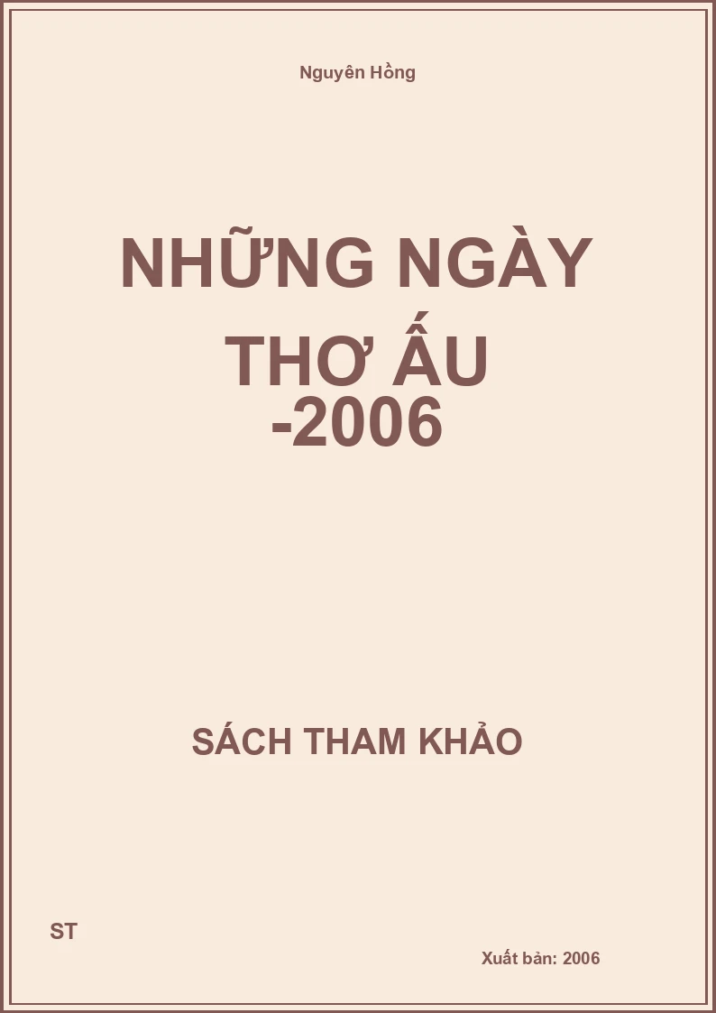 Những Ngày Thơ Ấu -2006