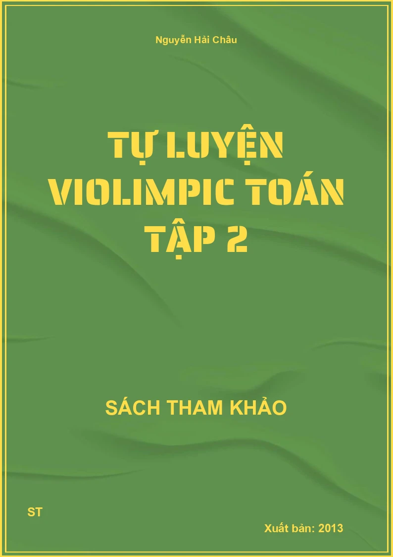 Tự Luyện Violimpic Toán Tập 2