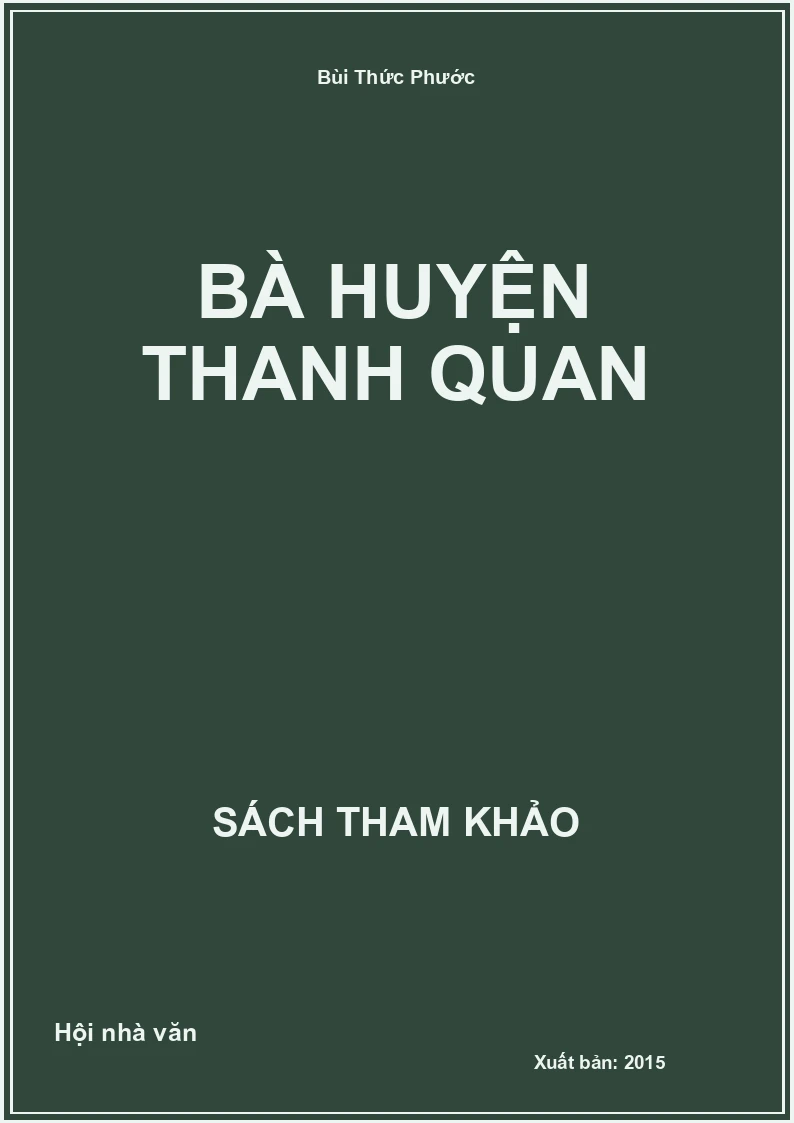 Bà Huyện Thanh Quan