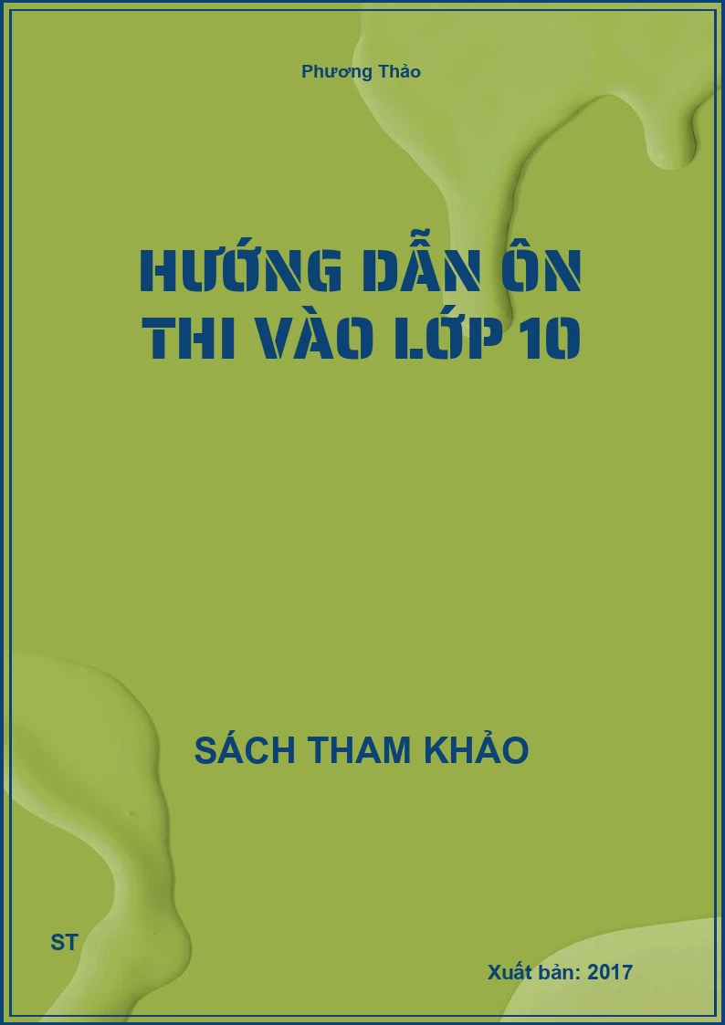 Hướng Dẫn Ôn Thi Vào Lớp 10