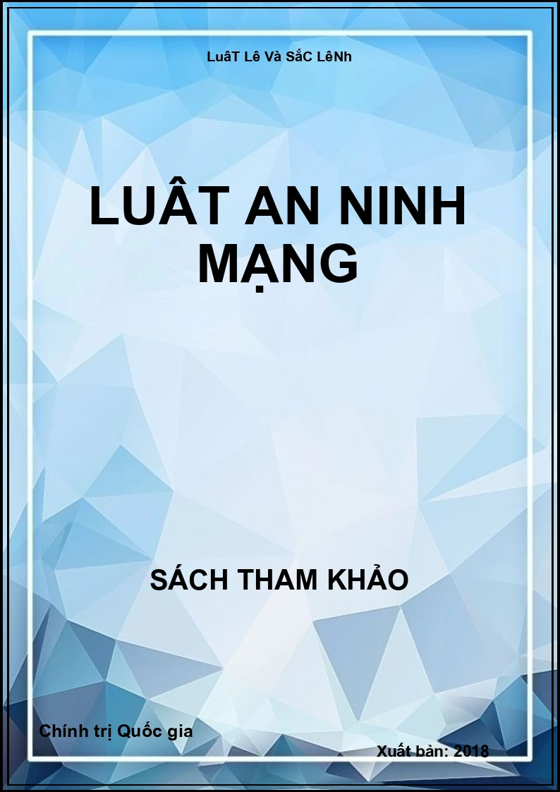 LuậT An Ninh Mạng