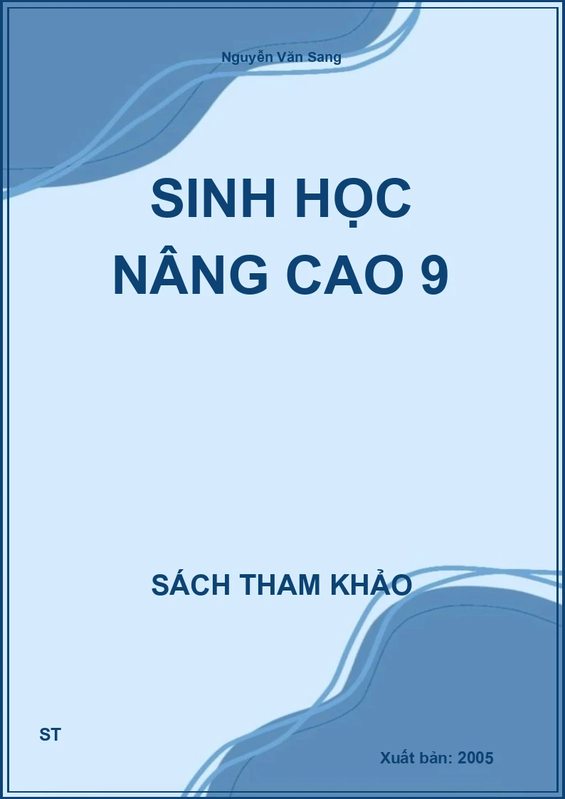 Sinh Học Nâng Cao 9