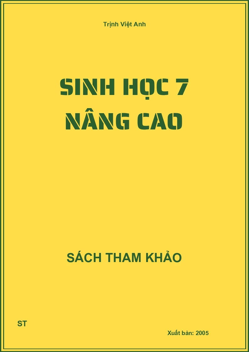 Sinh Học 7 Nâng Cao
