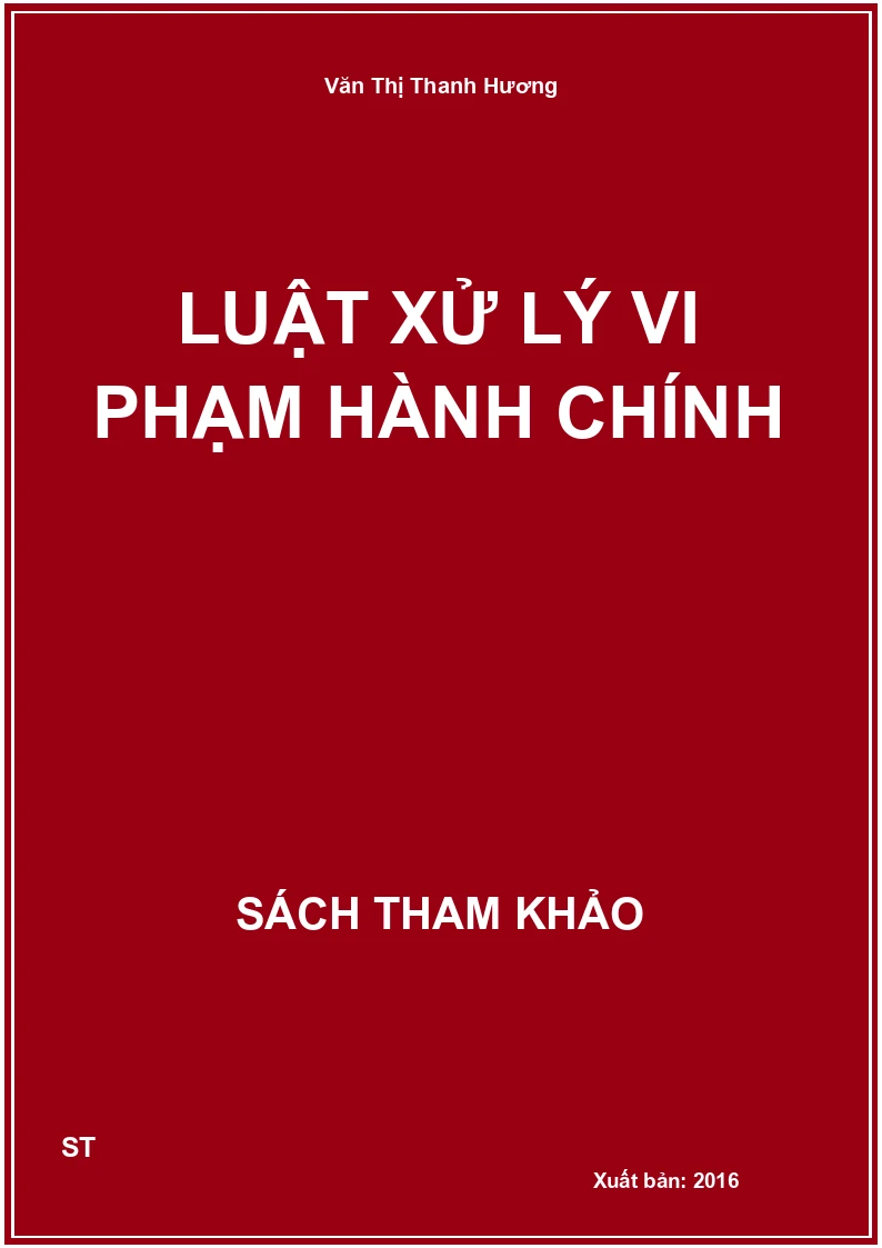 Luật Xử Lý Vi Phạm Hành Chính