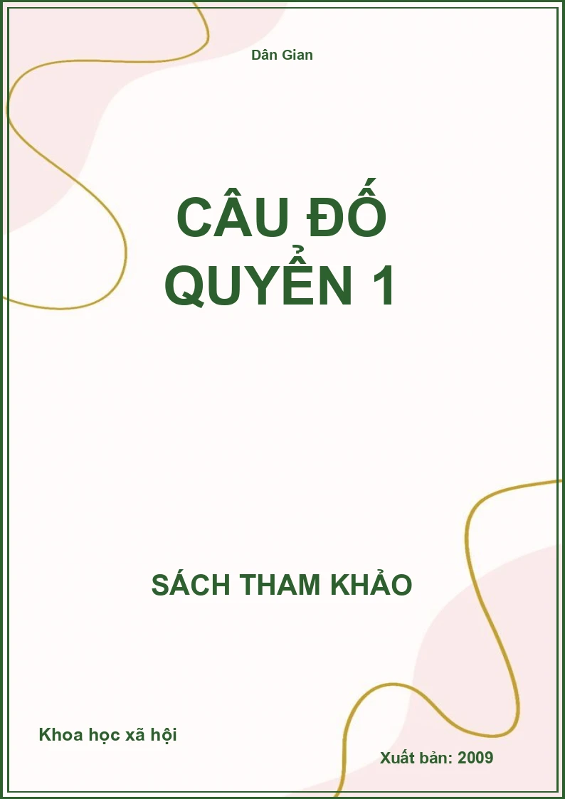 Câu Đố Quyển 1