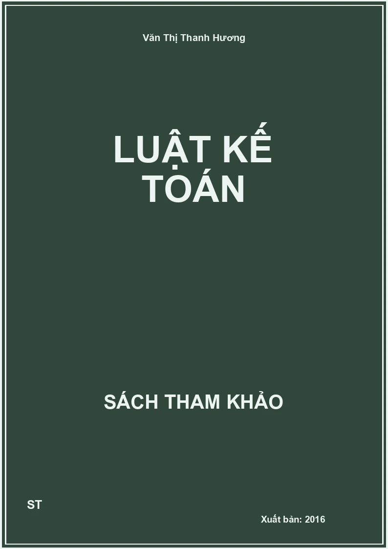 Luật Kế Toán