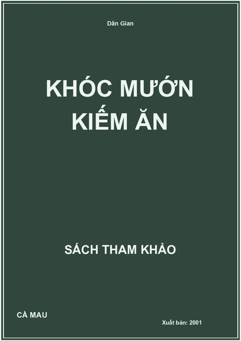 Khóc Mướn Kiếm Ăn