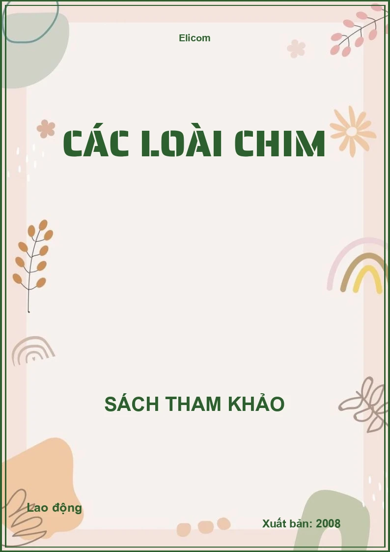 Các Loài Chim