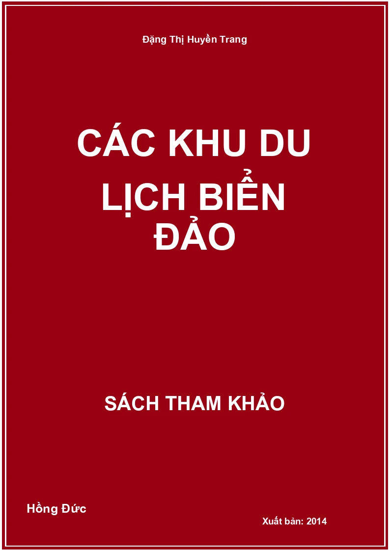 Các Khu Du Lịch Biển Đảo