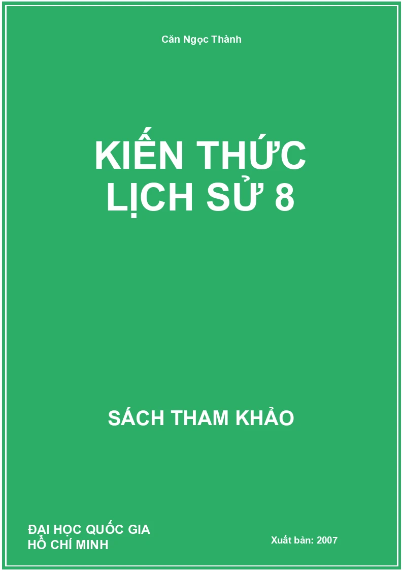 Kiến Thức Lịch Sử 8
