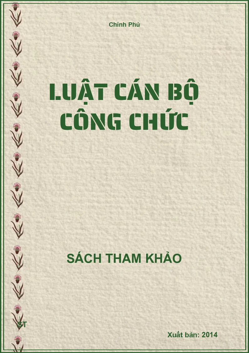 Luật Cán Bộ Công Chức