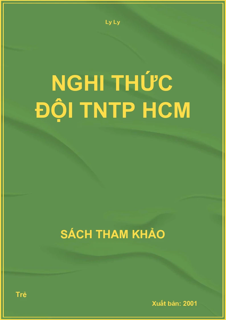 Nghi Thức Đội Tntp Hcm