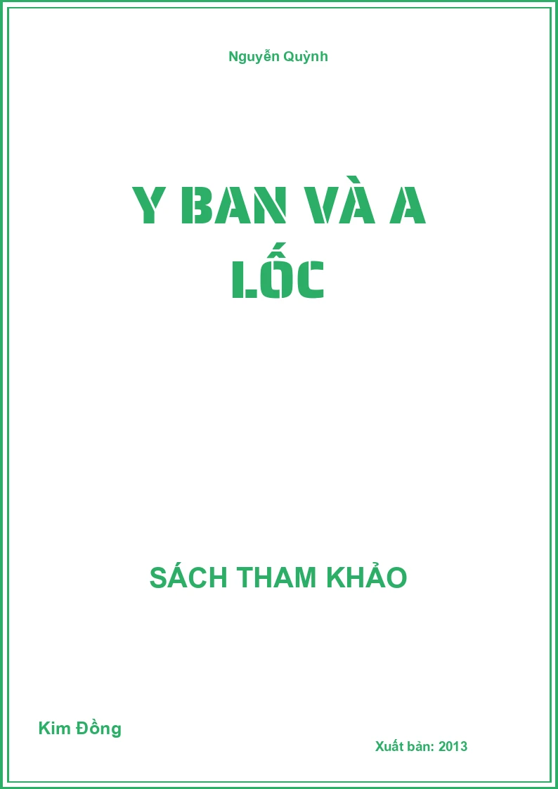 Y Ban Và A Lốc