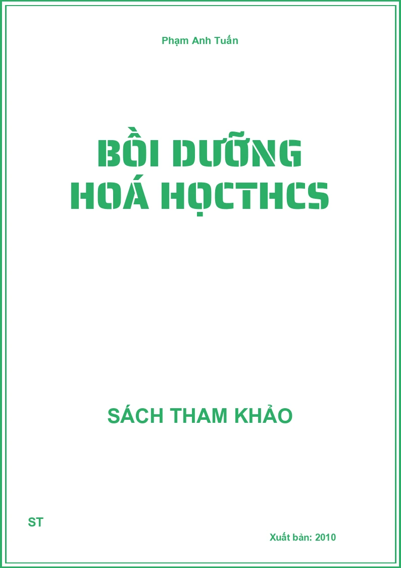 Bồi Dưỡng Hoá HọcTHCS