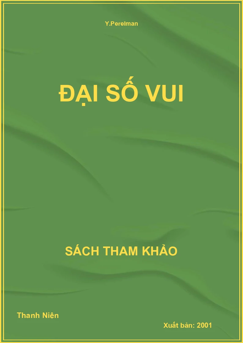Đại Số Vui