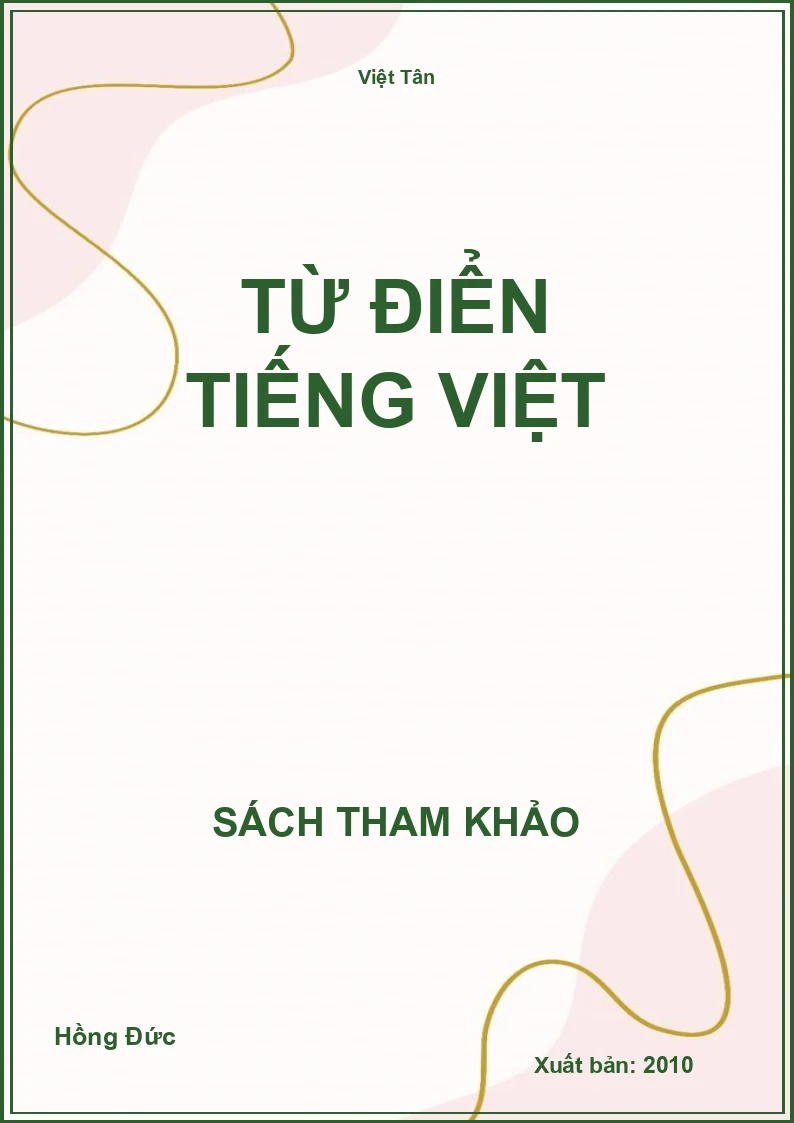 Từ Điển Tiếng Việt