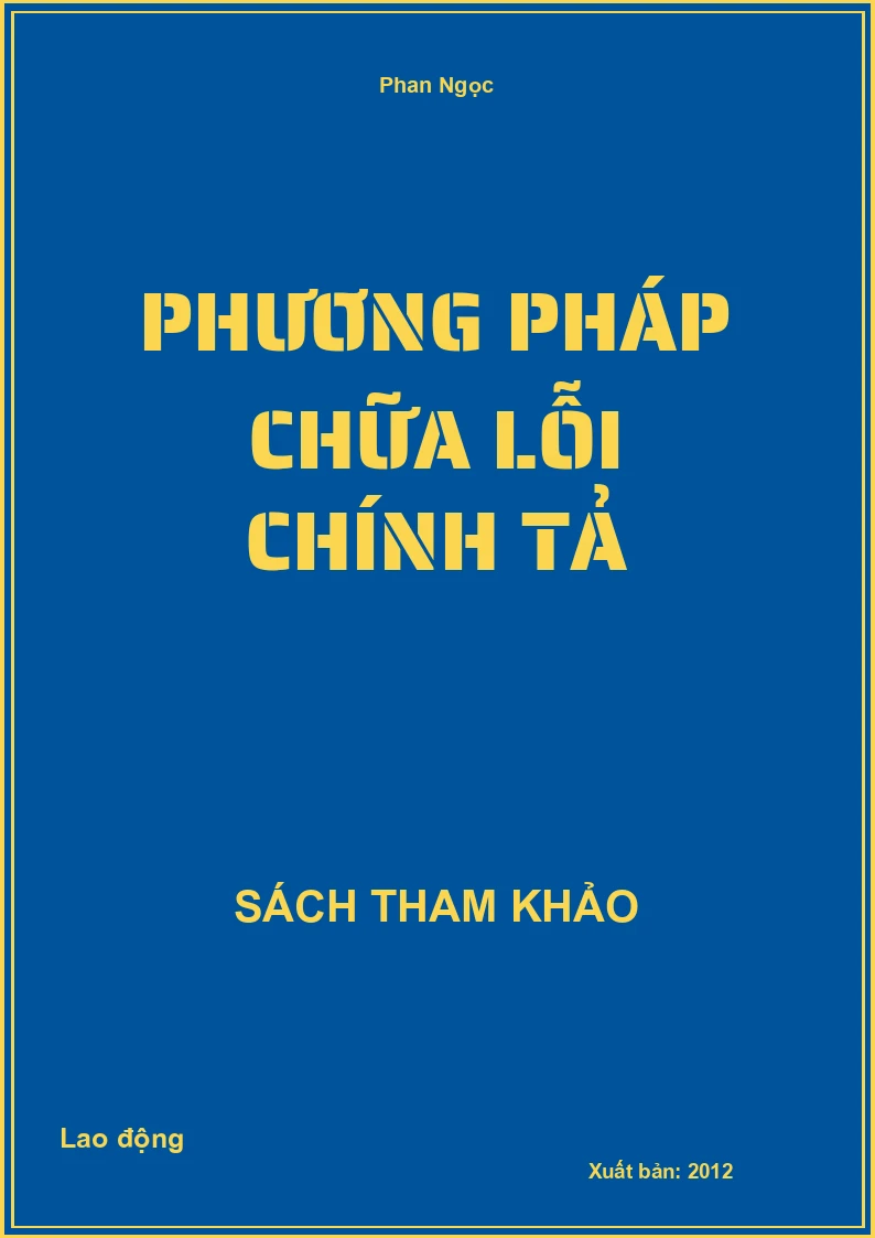 Phương Pháp Chữa Lỗi Chính Tả