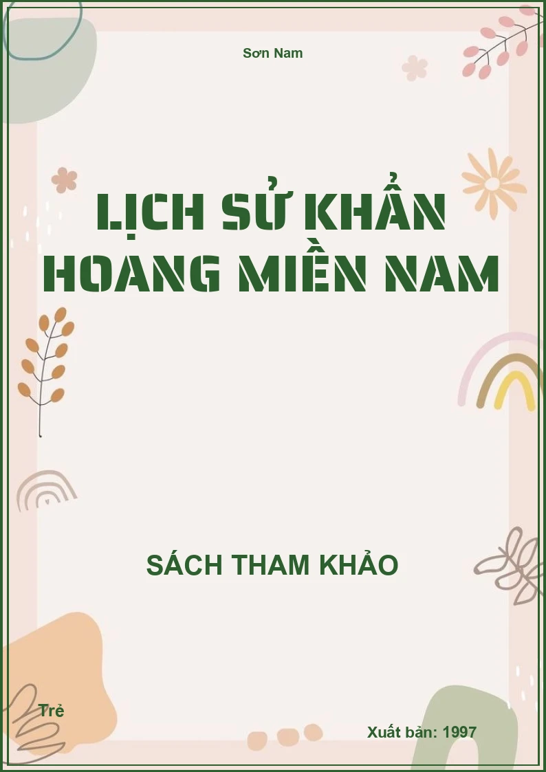 Lịch Sử Khẩn Hoang Miền Nam