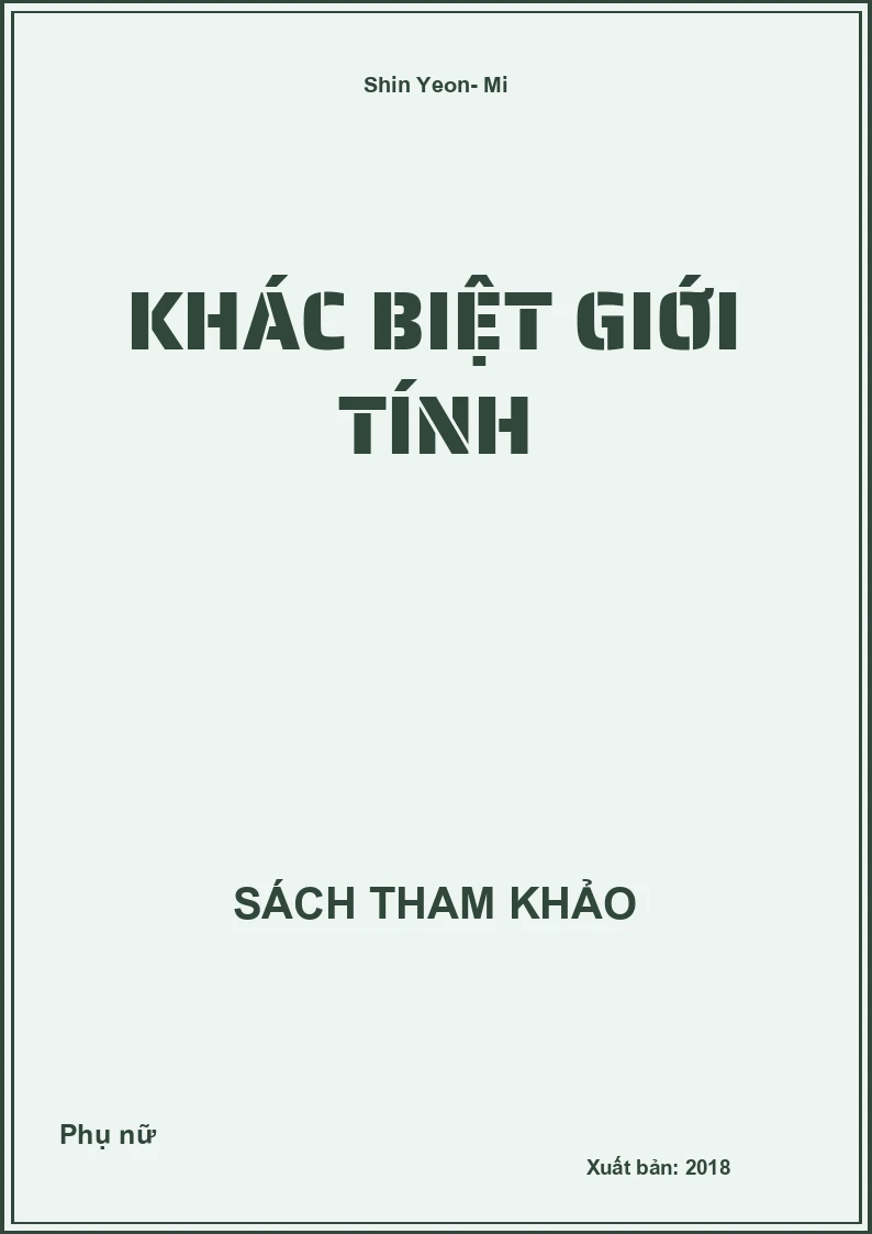Khác Biệt Giới Tính