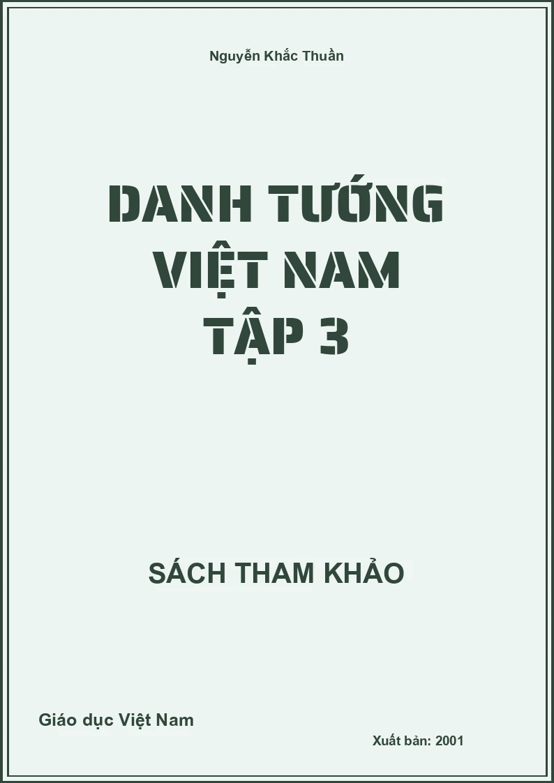 Danh Tướng Việt Nam Tập 3