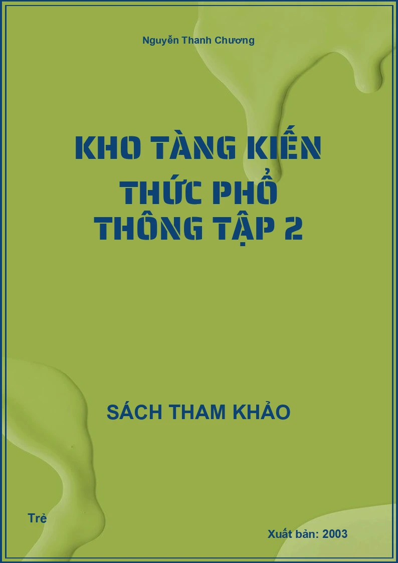 Kho Tàng Kiến Thức Phổ Thông Tập 2