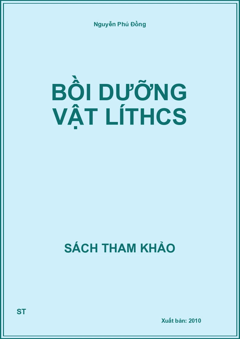 Bồi Dưỡng Vật LíTHCS