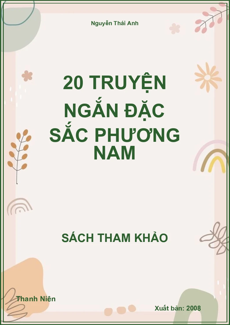 20 Truyện Ngắn Đặc Sắc Phương Nam