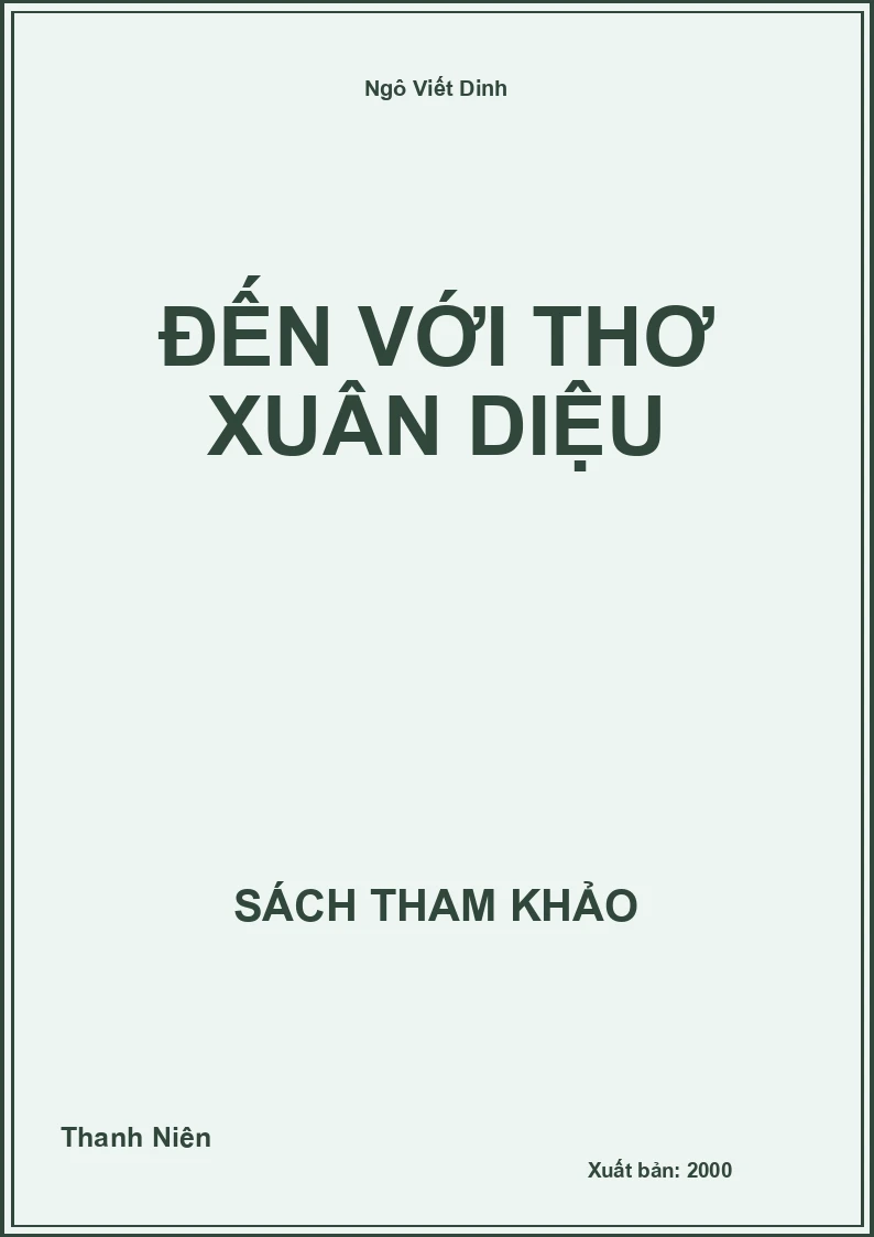 Đến Với Thơ Xuân Diệu