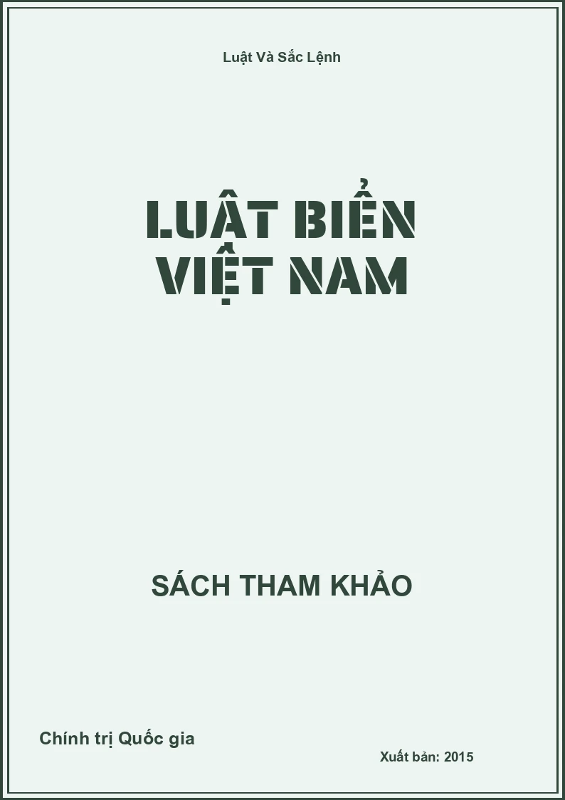 Luật Biển Việt Nam
