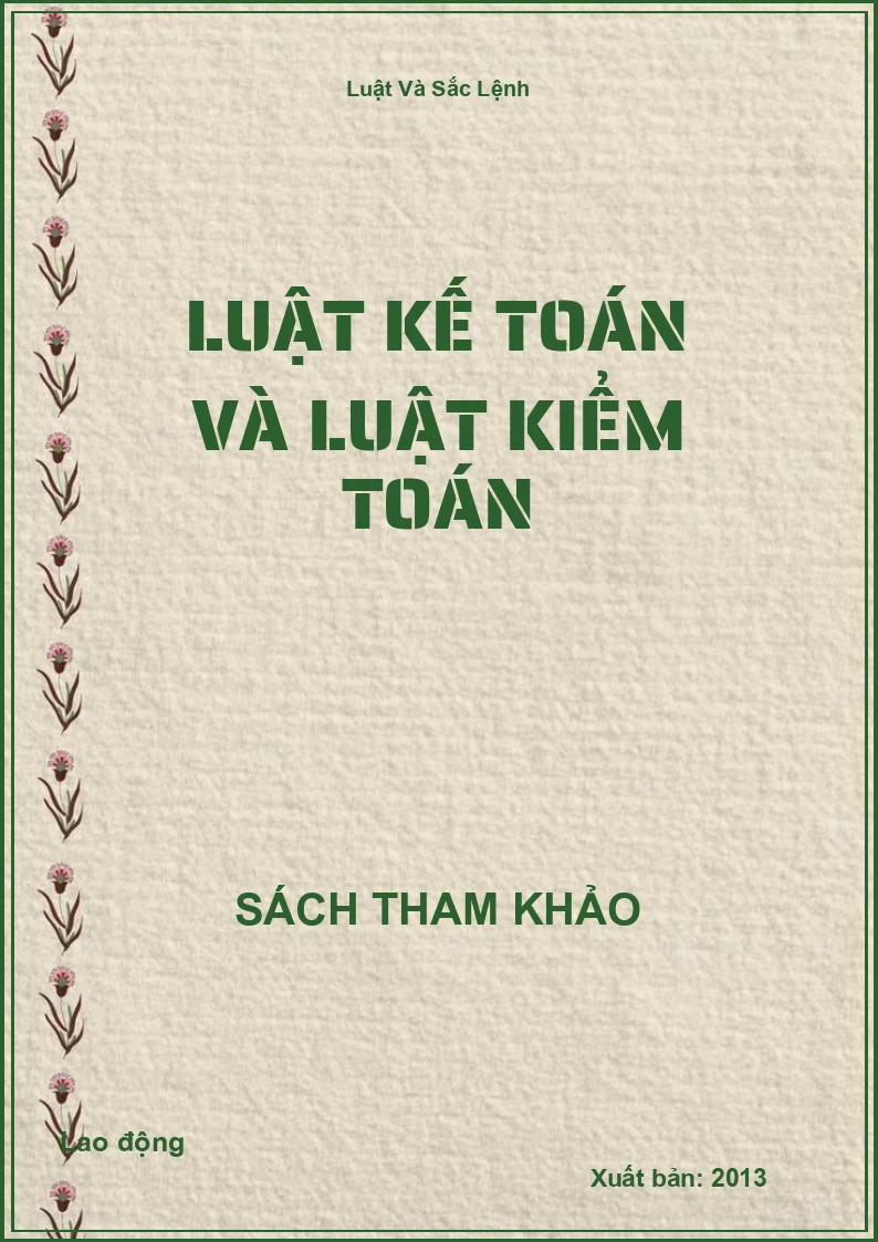 Luật Kế Toán Và Luật Kiểm Toán